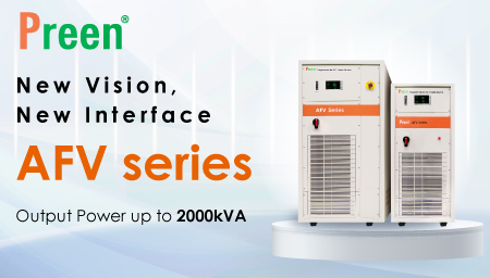 New Generation of AFV series High Power Programmable AC Power Source 