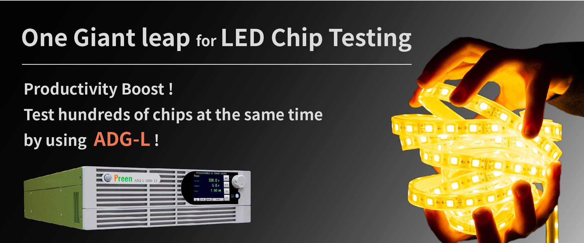Productivity Boost! Test hundreds of chips at the same time by using ADG-L!