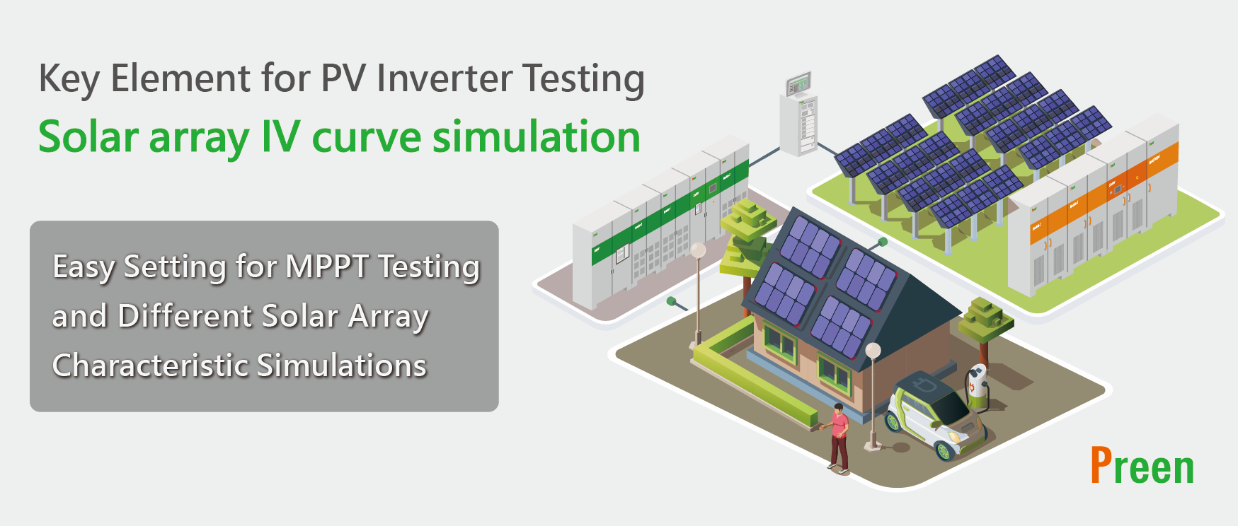 Key Element for PV Inverter Testing-Solar array IV curve simulation