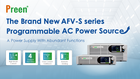 The Brand New AFV-S series Programmable AC Power Source